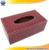 luxury leather tissue paper box,leather holder
