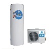 milk white galvanized steel scroll heat pump water heater