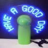 mini flashing message fan