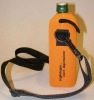 neoprene bottle set, one side design with strap and buckle