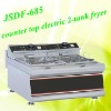 new type table top electric 2-tank fryer