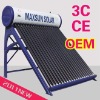 non-pressurized solar energy water heaters  solar system