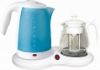 plastic kettle with 0.65L glass teapot