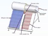 pressurized heat pipe solar water heater