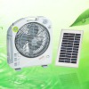 radio rechargeable fan with light & 12 inch blade XTC-168C