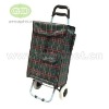 recycle leisure foldable polyester supermarket newest luggage travel pinic hand shopping trolley bag cart case with wheels