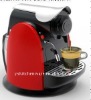 red coffee maker