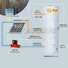 remote-storage heat pipe solar collector