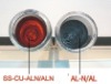 selective coating (AL-N-AL     SS-CU-ALN/ALN) vaccum tubes unpressurizes compact rooftop solar water heater