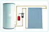separated heat pipe pressure solar water heater