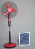 solar rechargeable fan SF-12V16C(16INCH)