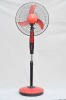 solar rechargeable ocsillating stand fan CE-12V16D