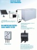 solar refrigerated produce display cooler