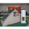 solar water heater--split pressurized active closed loop solar system