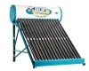solar water heater with evacuated tubes