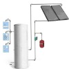 split flat panel pressurized solar water heater