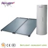 split flat plate solar geyser/water heater