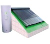 split pressurized solar heating system