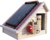 split solar heating system separated solar water heater