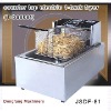stainless deep fryer DF-81 counter top electric 1 tank fryer(1 basket)