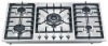 stainless steel embedded gas cooker hob
