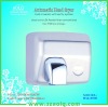 stainless steel manual hand dryer with a button