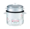 straight body flower printed electric rice cooker