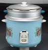 straight design rice cooker (full body,body stickiness:0.4mm;with flower printing,match colorful plastic handle/foot)