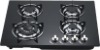 tempered glass four burner gas stove