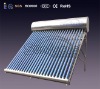 unpressured solar water heating system compact solar water heater