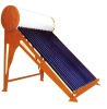 unpressurized evacuated tube solar hot water heater