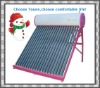 vacuum tube and unpressurized color stainless steel solar water heater