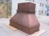 wall copper kitchen hood