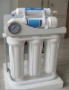 water purification system  with steel shelf and pressure gauge