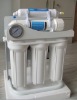 water purification system with steel shelf and pressure gauge