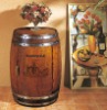 wooden barrel wine chillers with 18 botters wine CT48B
