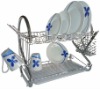 16" S SHAPE HIGH QUALITY CHROME PLATED DISH RACK